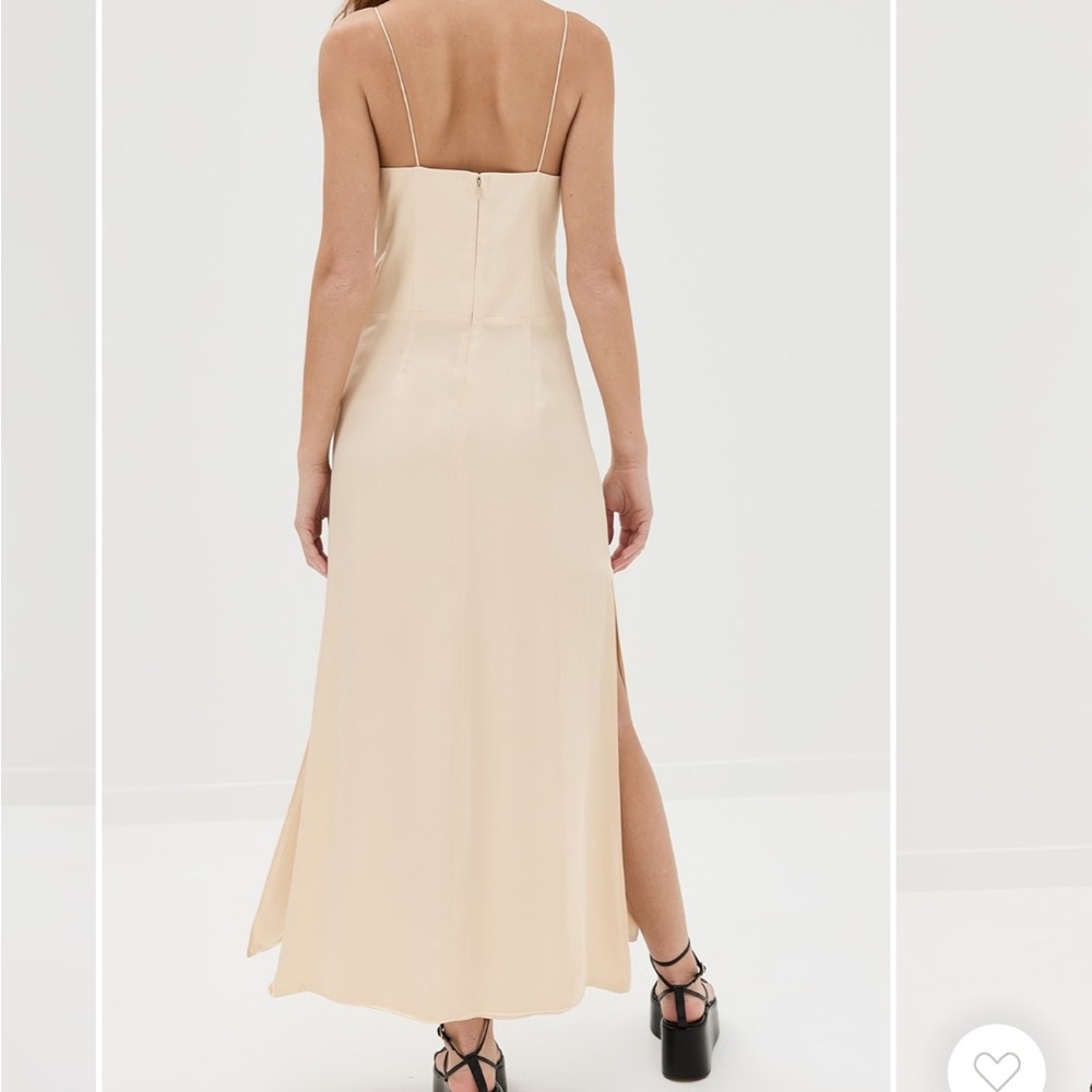 FARM Rio Cream Maxi Dress with Red Floral Bust and Green Trim - Picture 3 of 8
